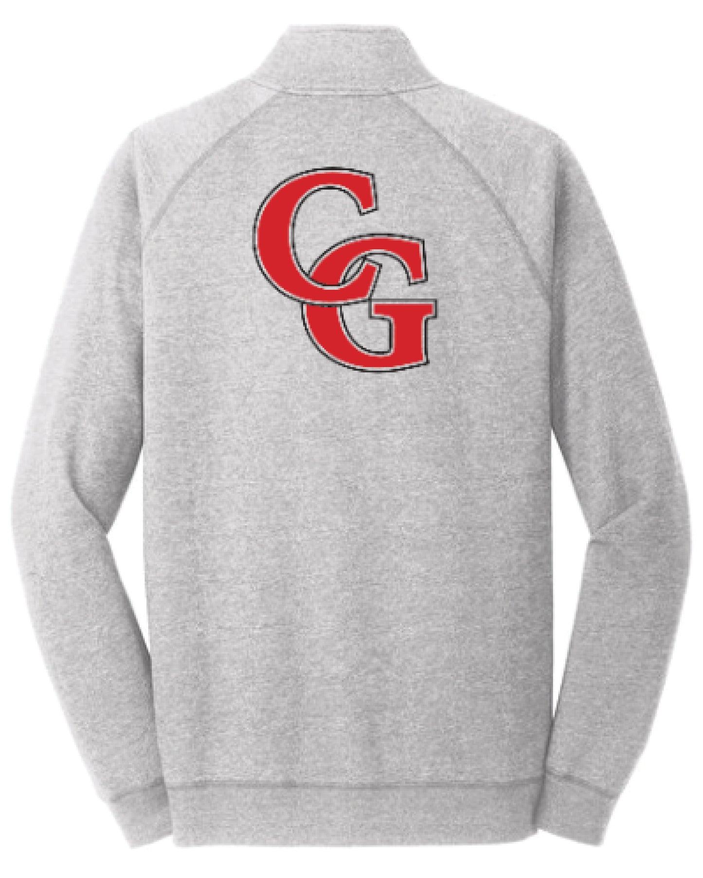 District 1/4 Zip Jacket Light Grey