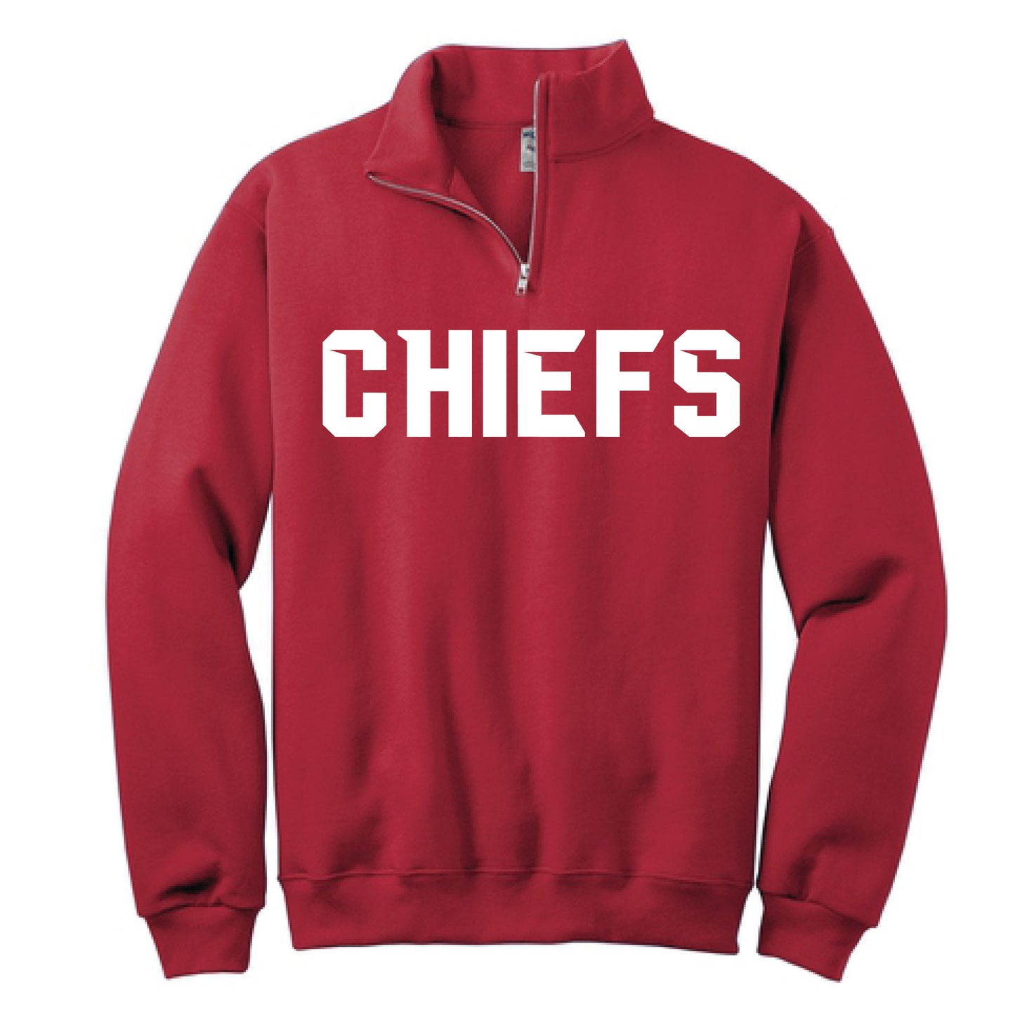 Jerzees Quarter Zip Cadet Collar Sweatshirt