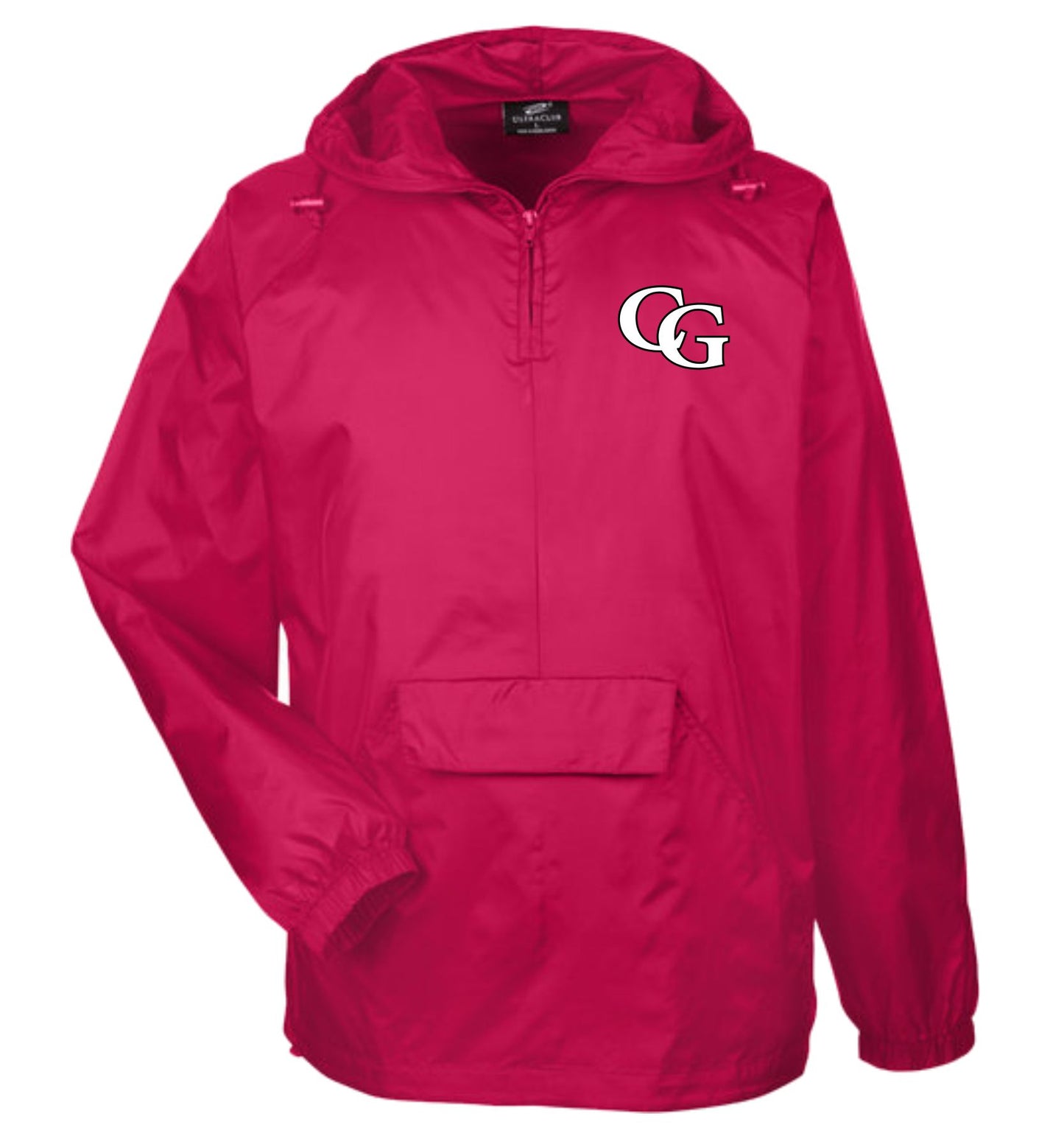 Champion Adult Packable 1/4 Zip Rain Jacket