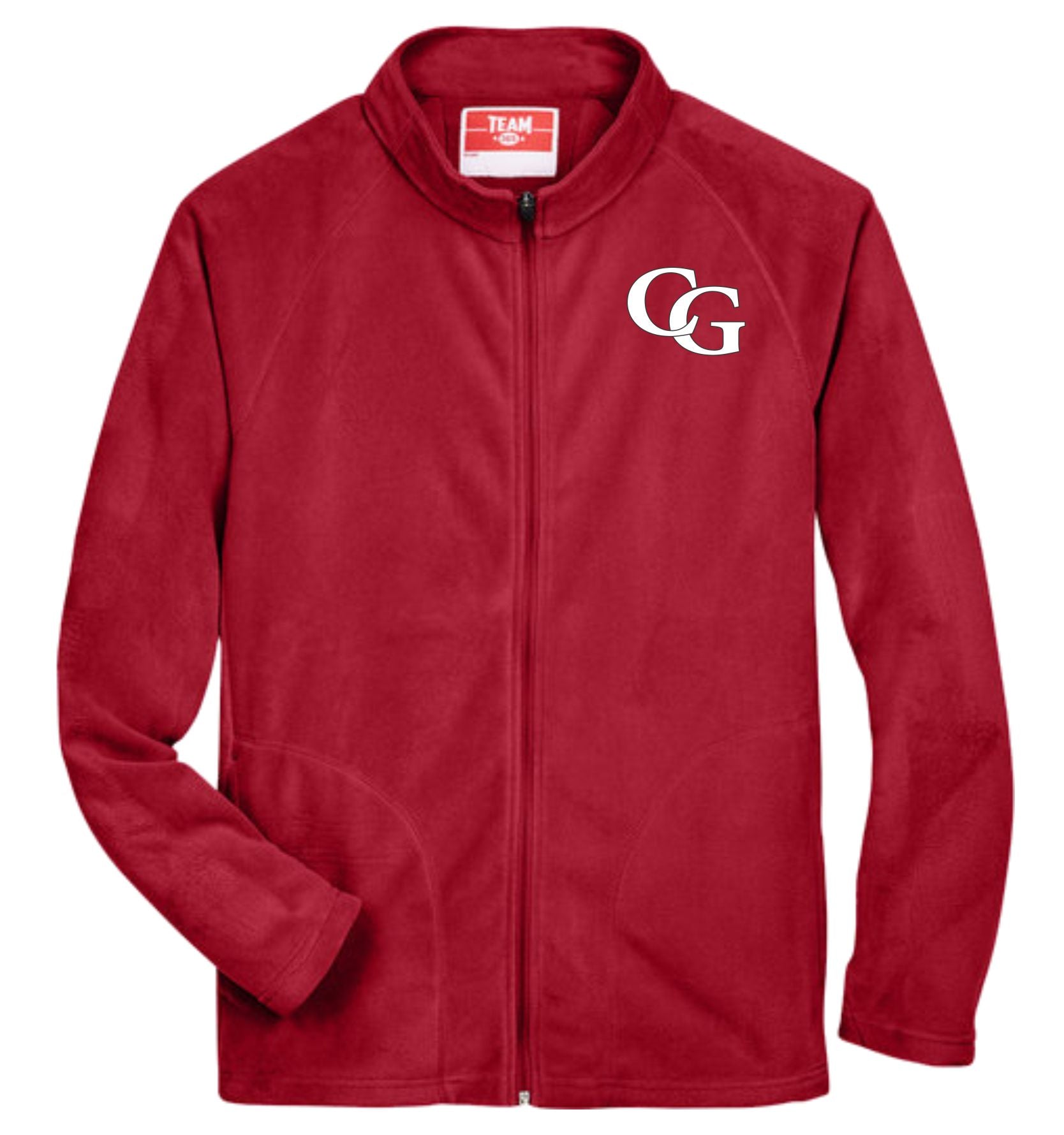 Team 365 Fleece Red Jacket Full Zip – Cardinal Gibbons Campus Store