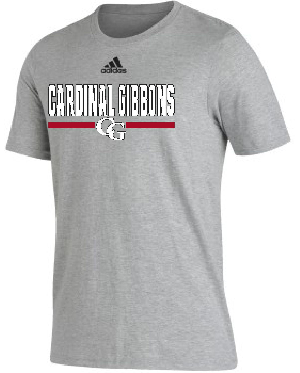 Adidas Grey CG Short Sleeve T-Shirt