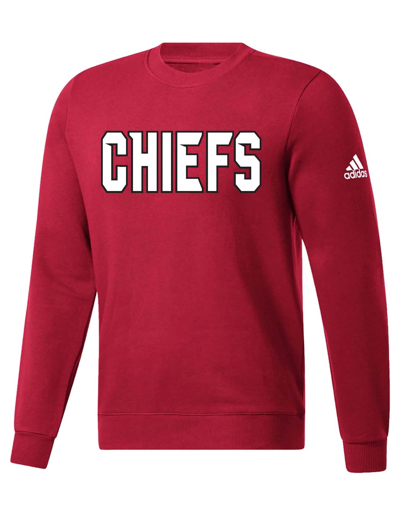 Adidas Red Crewneck Sweatshirt Chiefs