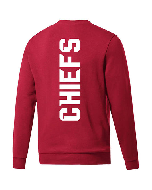 Adidas Red Crewneck Sweatshirt Chiefs on Back
