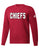 Adidas Red Crewneck Sweatshirt Chiefs