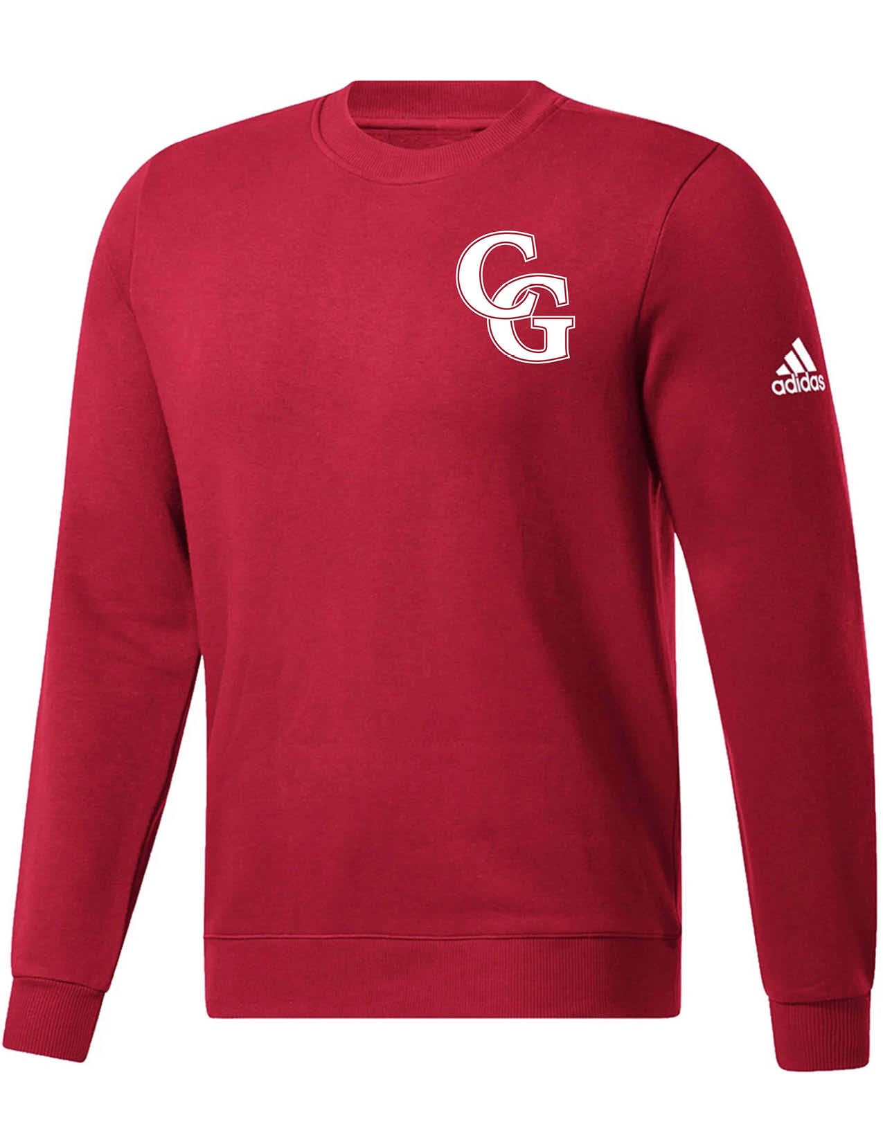 Adidas sweatshirt store red