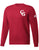 Adidas Red Crewneck Sweatshirt Spear on Back