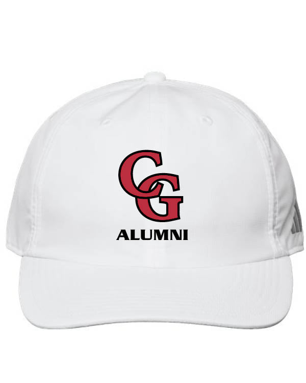Adidas CG Alumni White Hat Cardinal Gibbons Campus Store