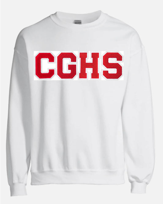 CGHS White CGHS Chenille Sweatshirt