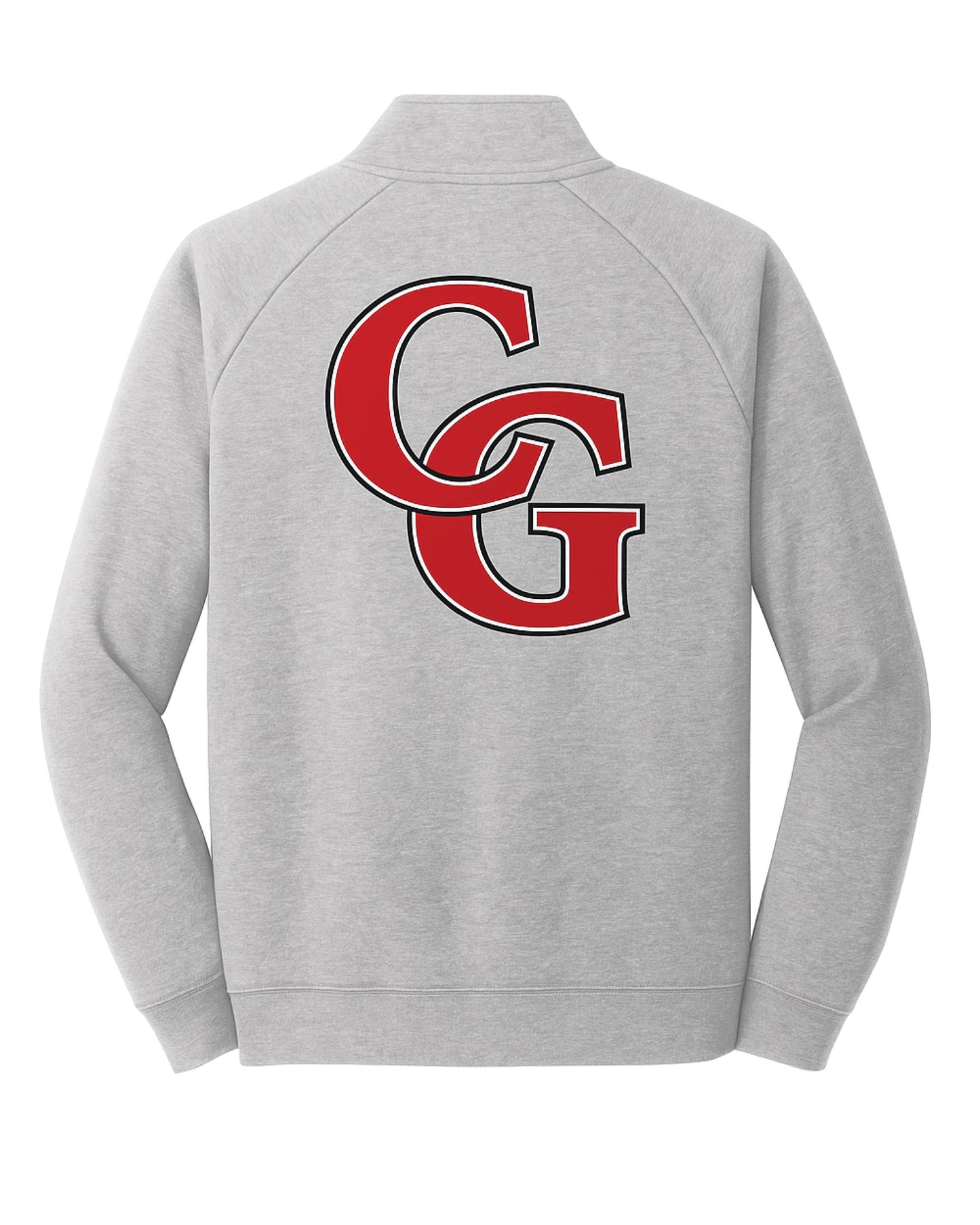 District 1/4 Zip Jacket Light Grey