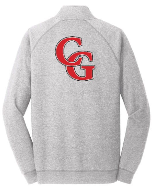 District 1/4 Zip Jacket Light Grey