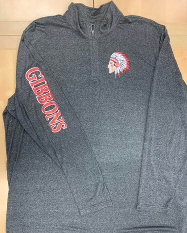 UltraClub Graphite 1/4 Zip