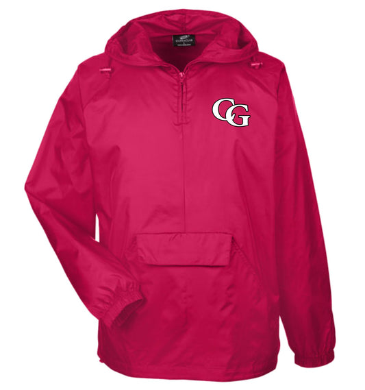 Champion Adult Packable 1/4 Zip Rain Jacket