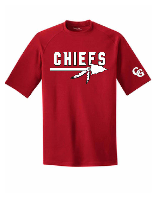 Sport Tek Red Chiefs Short Sleeve T-Shirt