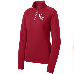 Badger Sport Blend Red Quarter Zip *FINAL SALE*