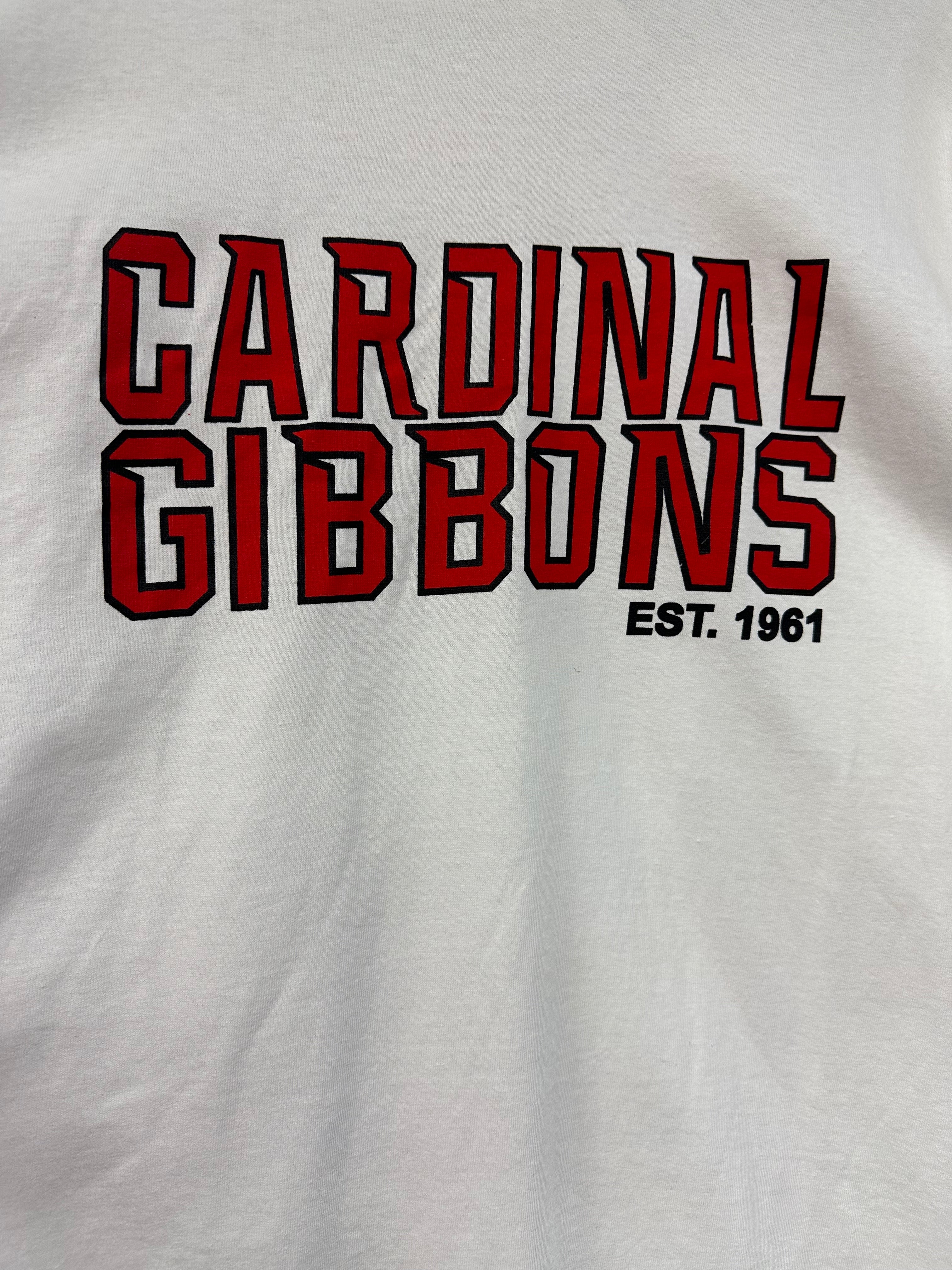 Gildan White Cotton CG Est. 1961 T-Shirt *FINAL SALE* – Cardinal ...