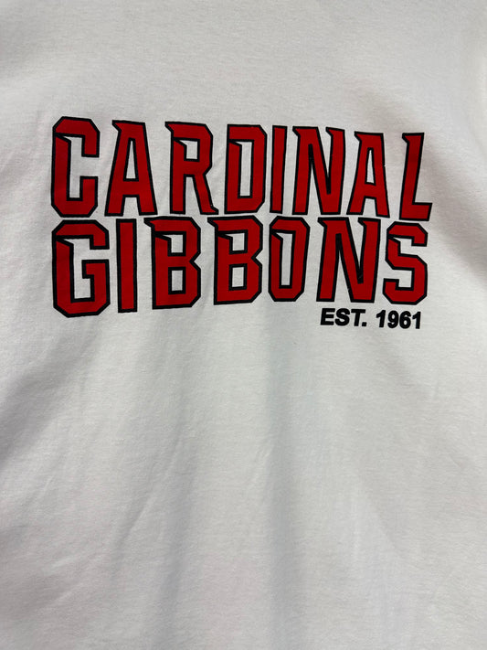 Gildan White Cotton CG Est. 1961 T-Shirt