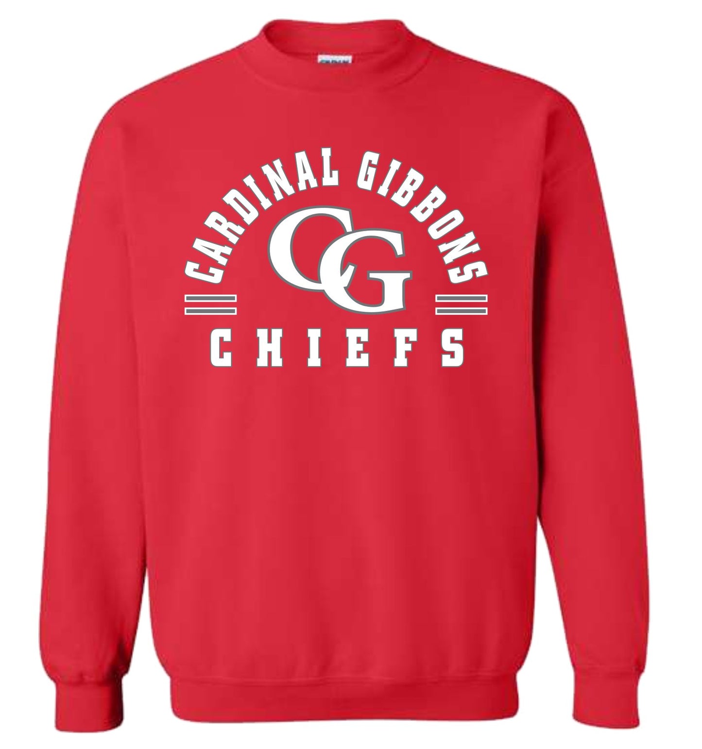 Gildan Red CG Crewneck Sweatshirt