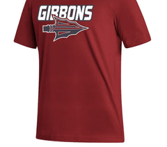 Port & Company Red Cotton Short Sleeve Arrow T-Shirt