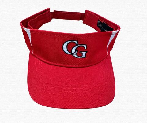 Sport-Tek Visor Red/White