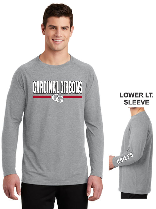 Sport-Tek Grey Chiefs Long Sleeve T-shirt
