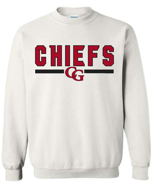 Adidas Red Crewneck White/Grey *FINAL SALE*